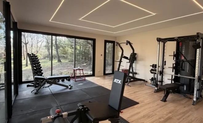 Création salle de sport privée à Callian, Fayence, GHAFFARI Rénovation